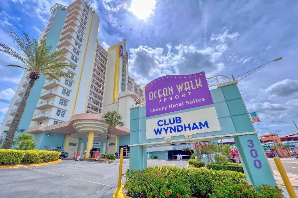 1 Bedroom Direct Oceanfront Condo Wyndham Ocean Walk Resort - Daytona Funland 703 Daytona Beach