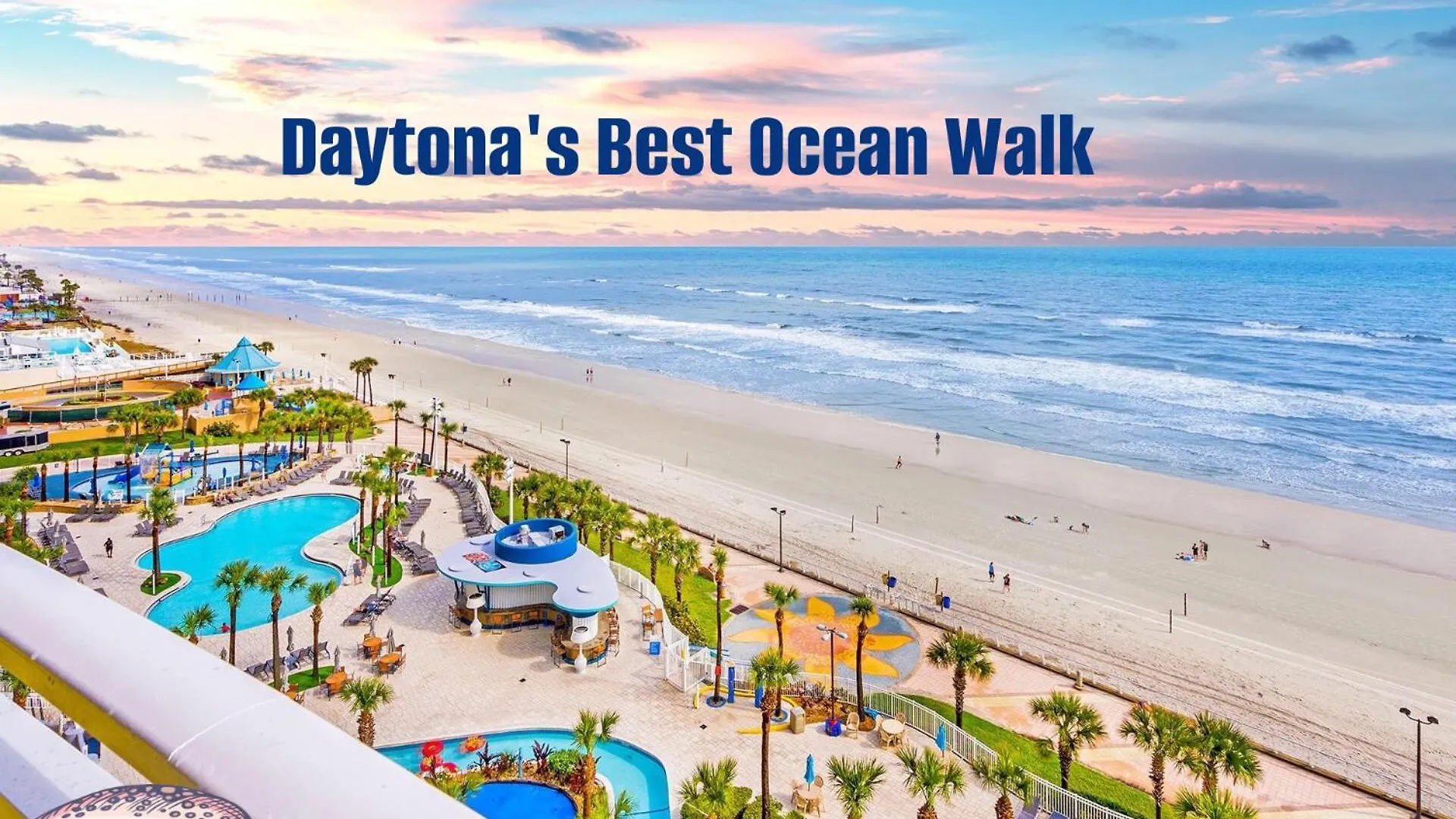 Apartment 1 Bedroom Direct Oceanfront Condo Wyndham Ocean Walk Resort - Daytona Funland 703 Daytona Beach